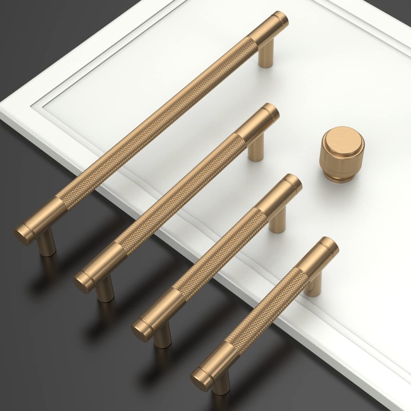Asidrama 4483 10 Pack 12.6 Inch(320mm) Champagne Bronze Kitchen Cabinet