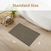 Checkered Bath Mat Non Slip Super Absorbent Quick Dry Bath