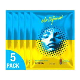 Eda Taspinar Face Mask, Brightening, More Radiant Skin, Reduces Redness, Youthfull Appearance, Vitamin C, All Eyes On You! (25 ml/0.85 fl oz) 5 Pack
