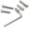 Reegoo 1/4-20 Threaded Inserts for Wood T Nuts 1/4-20 Bolts