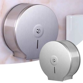 Tgoon Paper Towel Dispenser, Wall Mount Paper Towel Holder Stainless Steel Toilet Paper Holder Tissue Dispenser for Restroom, Bathroom