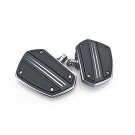 Ciro® Rail Floorboards (chrome) (pair) for Harley Davidson motorcycles