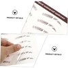 WOONEKY Instant Natural Brows 6pcs Hair-like Eyebrow Stickers False Eyebrows