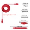JZK Universal Electric Multimeter Test Cable Kit Including Test Cables,