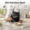 2 Pezzi Pinze da Cucina Inox, Pinzette Lunghe 30 cm