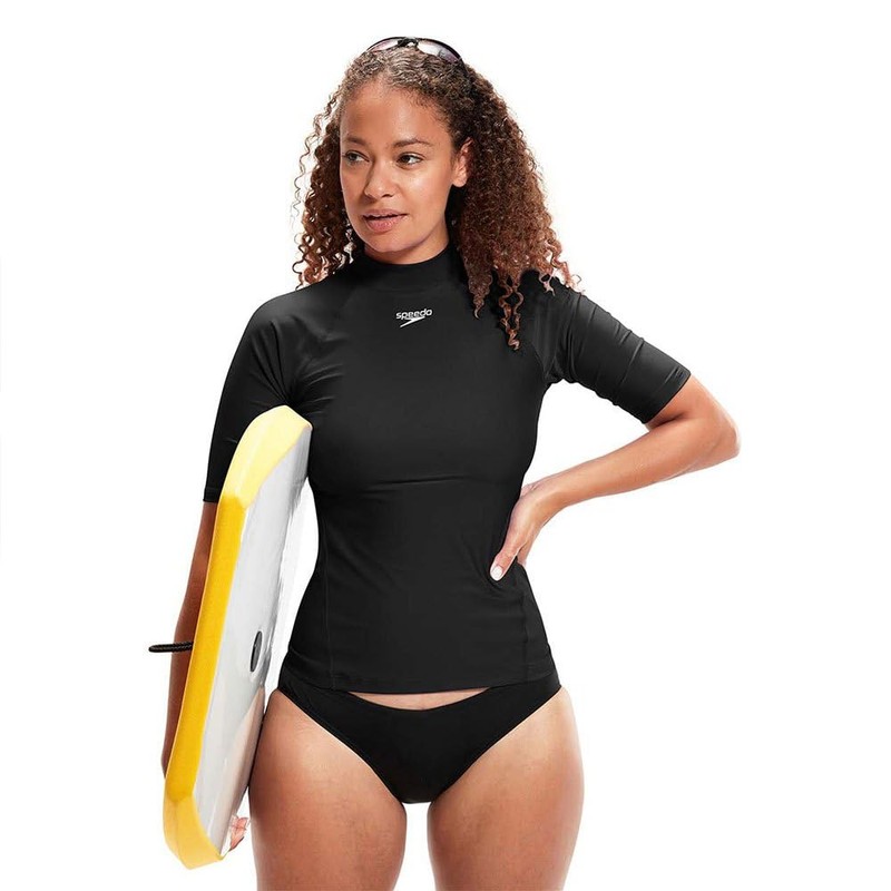 Speedo Women's Short Sleeve Sun Protection Rash Top | UV