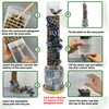 HYYZ 2PCS 18.7-Inch D-Shaped Self-Watering Moss Pole - Plastic Monstera