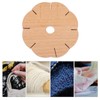 EXCEART DIY Braiding Disc Set Wooden Kumihimo Braiding Disk Braiding