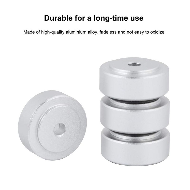 Speaker Isolation Feet Pad Stand, ASHATA Aluminum Alloy Cone Pad