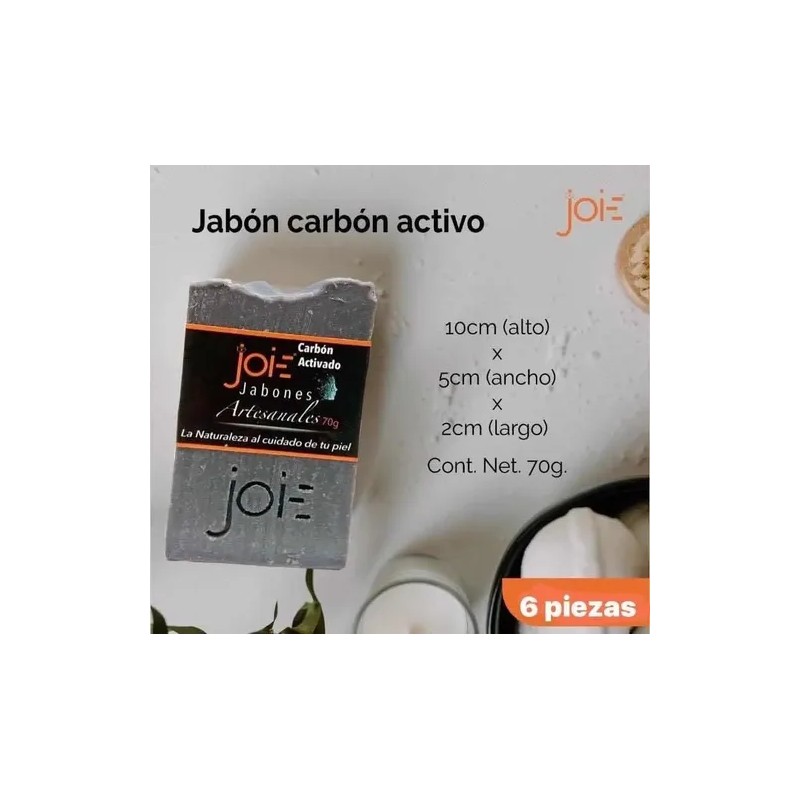 Jabón Artesanal Vegano De Carbón Activado Vegan Handmade Activated Charcoal