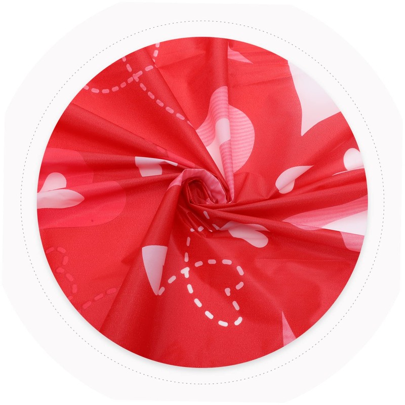 Alipis Heart Tablecloth 2pcs Valentines Day Tablecloth or Heart-Shaped Proposal