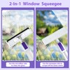 Spray Window Squeegee with 60" Extension Pole, Window Cleaning Squeegee