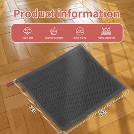 INFICRIME 6 Pack Waffle Weave Kitchen Dish Cloths, 100% Cotton Ultra Soft Absorbent Quick Dry Dish Towels for Kitchen Cleaning, 12 x 12 Inches Kitchen Essentials, 6 Color Set