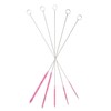 10" Long Professional Tube Cleaning Brush Set, Small Sizes Pink,