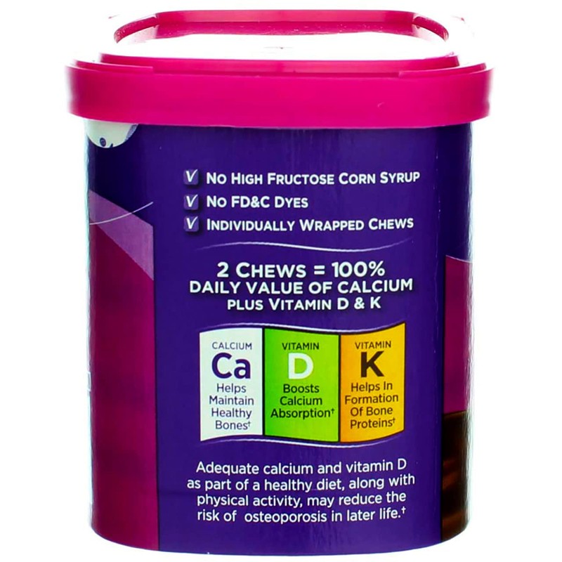 Viactiv Calcium Choc Chew Size 60ct Viactiv Calcium Chocolate Chew