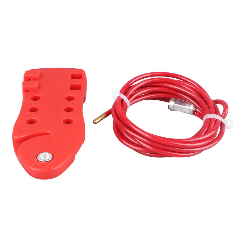 Adjustable Cable Lockout Fish Shaped Stainless Steel Safety Cable Lock