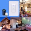 WiFi Smart Light Switch Triple Push Buttons, No Neutral Wire,