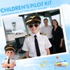 Bryndo 5 Pcs Airline Pilot Costue Set for Kids, Pilot
