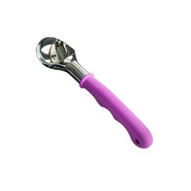 Good Living Stainless Steel Ice Cream Scoop with Soft Touch Rubberized Handle #9369, Colors May Vary