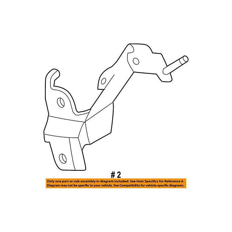 Nissan 11710-ZN50A Alternator Bracket