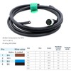 HangTon M12 A-coded 4 Pin Female Actuator Sensor Reader Encoder