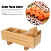 Atyhao Sushi Box Mold Rectangle Wooden Sushi Press Mold Sushi