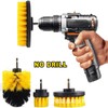 Drill Cleaning Brush Attachment Set | Drill Scrubber Brush Kit