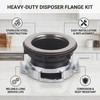 Stainless Steel Garbage Disposal Flange Kit, Sink Mount with Splash