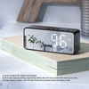 Mirror Alarm Clock Bluetooth Speaker Rechargeable Digital Alarm Clock Bluetooth