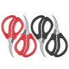 Creole Feast CS6101R 4-Piece Seafood Scissors Set, Multifunctional Stainless Steel