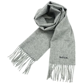 Paul Smith M1A 933D AS04 Scarf, 9 Colors, Ribbon Wrapped with Case, 70 grey