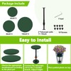 Axcoix 2 Pack Adjustable Height Plant Risers for Inside Pots,