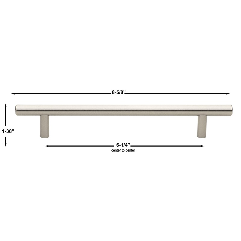 GlideRite Hardware 5003-160-SS-10 6.25 inch Cc Stainless Steel 8.625 inch