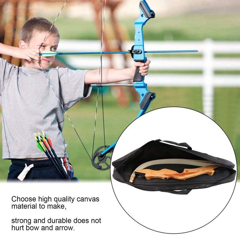 DAGT Archery Tote Bag, Adjustable Canvas Bow Carrier Portable for