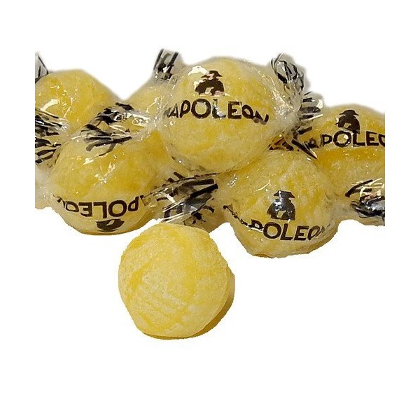 Yellow Lemon Napoleon Sour Bon Bons Candy 1LB Bag