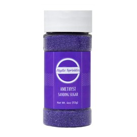 Mystic Sprinkles Sanding Sugar 4oz Bottles (Amethyst - Purple Sanding Sugar 4oz)