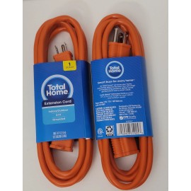 Total Home 2 - TOTAL HOME Extension Cord Indoor/Outdoor 8 FT Grounded 3 prong