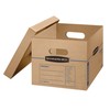 Bankers Box SmoothMove Classic Moving Boxes, Tape-Free Assembly, Small, 15
