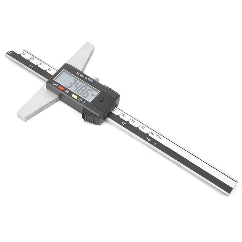 Digital Depth Vernier Caliper Gauge Measuring Tool 0-150mm 0.01mm Stainless