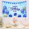 RoadSea Happy Birthday Dad Backdrop Banner - Man Father Birthday
