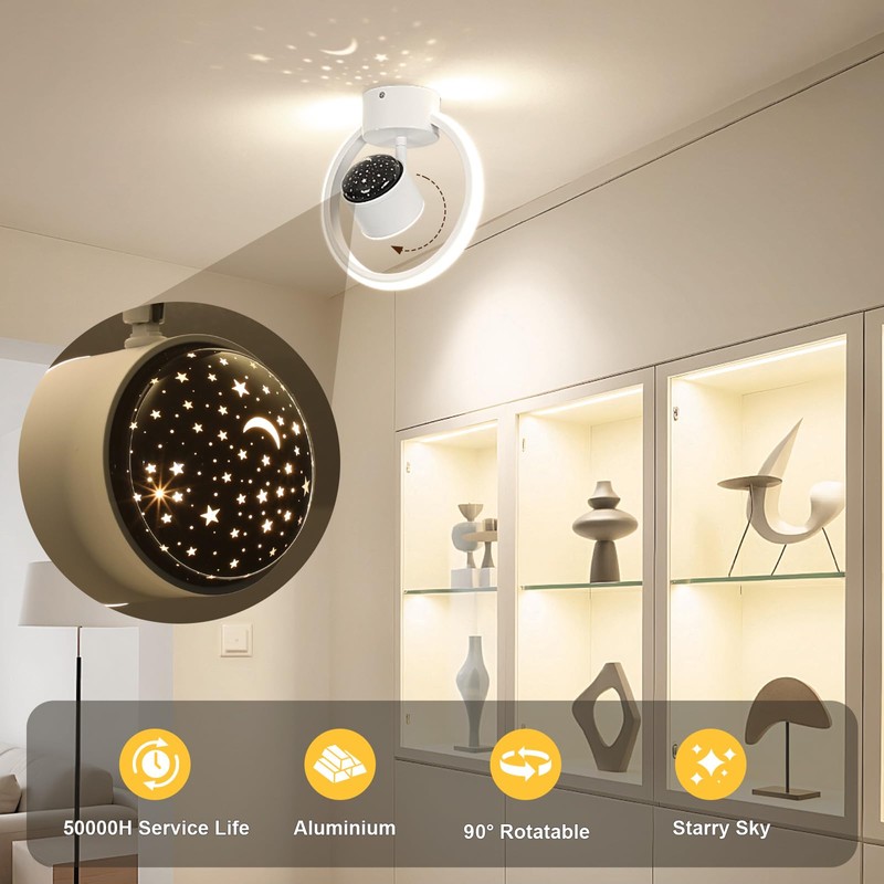 Ceiling Light LED Bedroom Modern 4000 K LED Ceiling Light