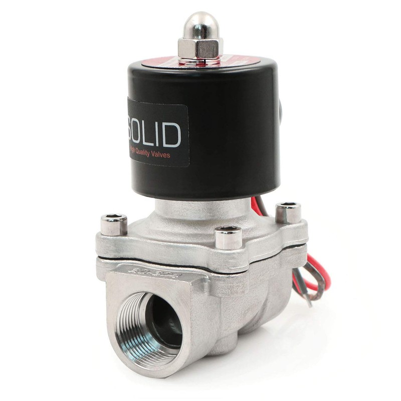 U.S. Solid 3/4inches Stainless Steel Electric Solenoid Valve 24V AC