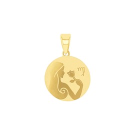 Amor Unisex Unisex Pendant for Men and Women, Gold, Comes in Jewellery Gift Box, Gold 375/9ct, None