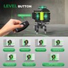 16 Line Laser Level 360 Self Leveling, 4x360°Professional 4D Green
