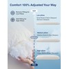 ZonLi Adjustable Memory Foam Body Pillow for Adults, Firm Support
