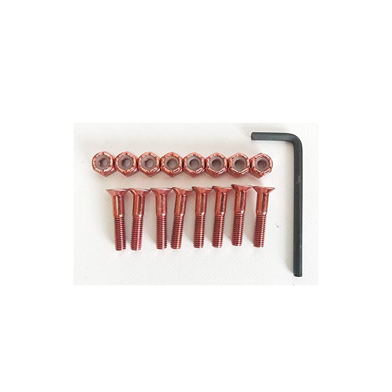 HEAVEN SKATEBOARD Skateboard Screw Set (8 Screws & Nuts) 1