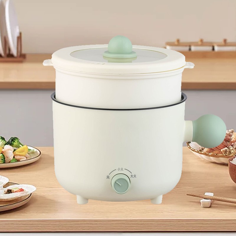 Small Electric Cooker Mini Noodle Heating Pot Multifunctional for Student