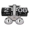 Flip Clock Quartz Movement High Accuracy Retro Style Stainless Steel
