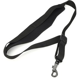 Levy's Leathers 2.25" Wide Polyester Saxophone Strap with Neoprene Comfort Pad (MP27-BLK)