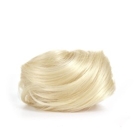 2PCS Space Bun Claw Clip in Buns Donut Chignon Cat Ears DIY Hair Buns Updo Hairpieces Hair Extensions Wig Accessory for Women Girls (#60)